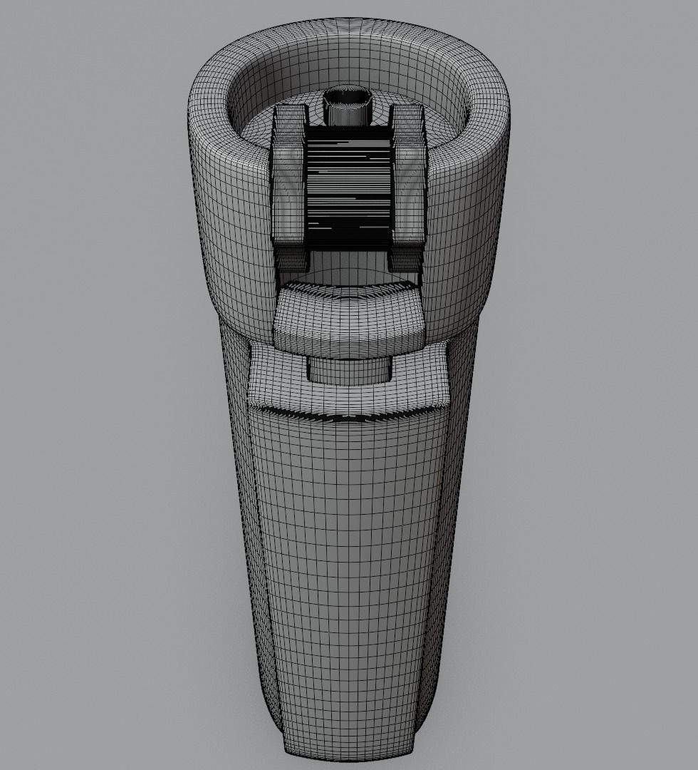 Gold clipper 3D model 3D model_7