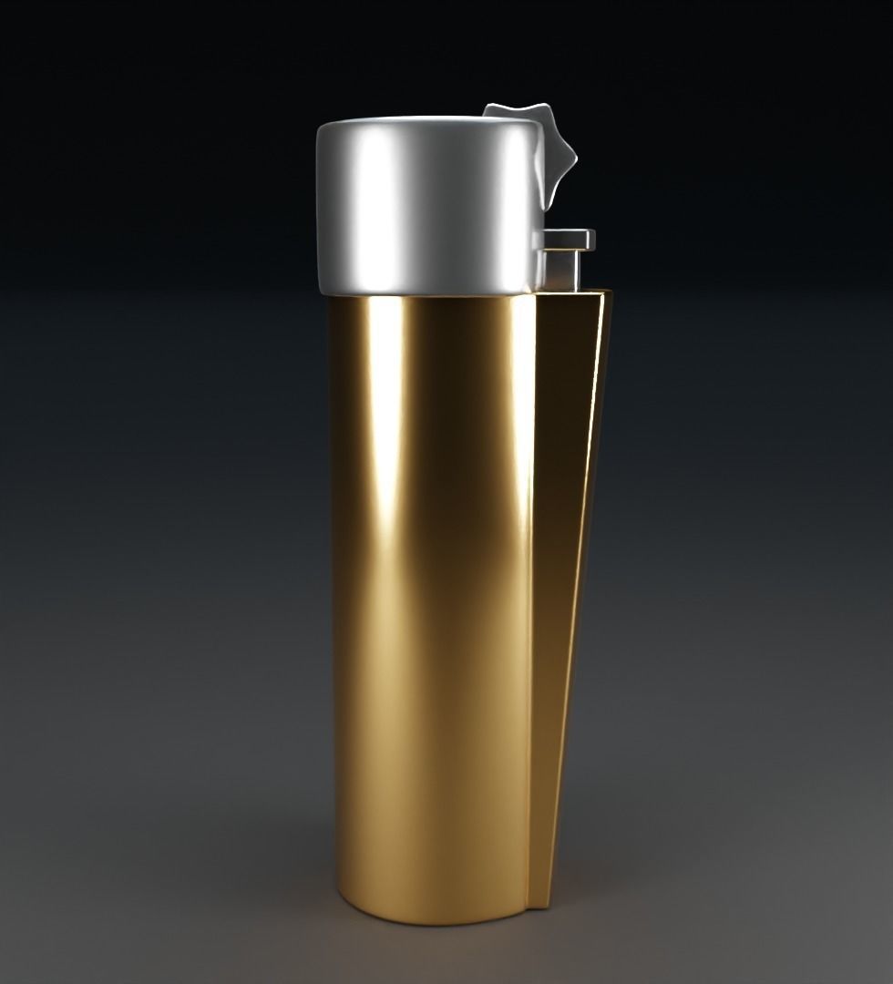 Gold clipper 3D model 3D model_3