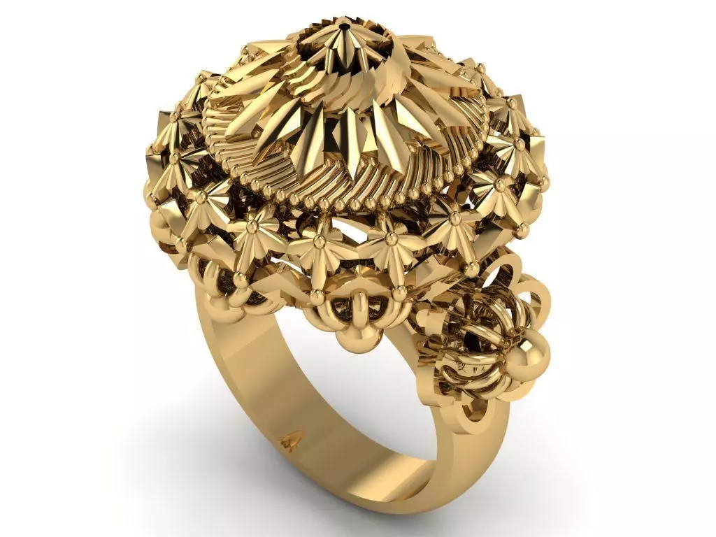 Folk Work Jewelry Code SFT020 3D print model