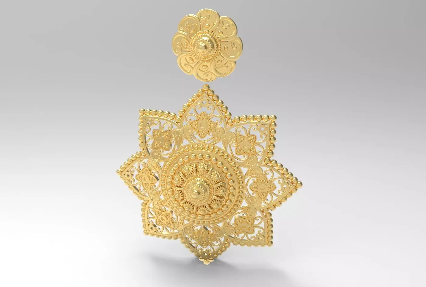Folk Work Jewelry CodeSFT008 3D print model
