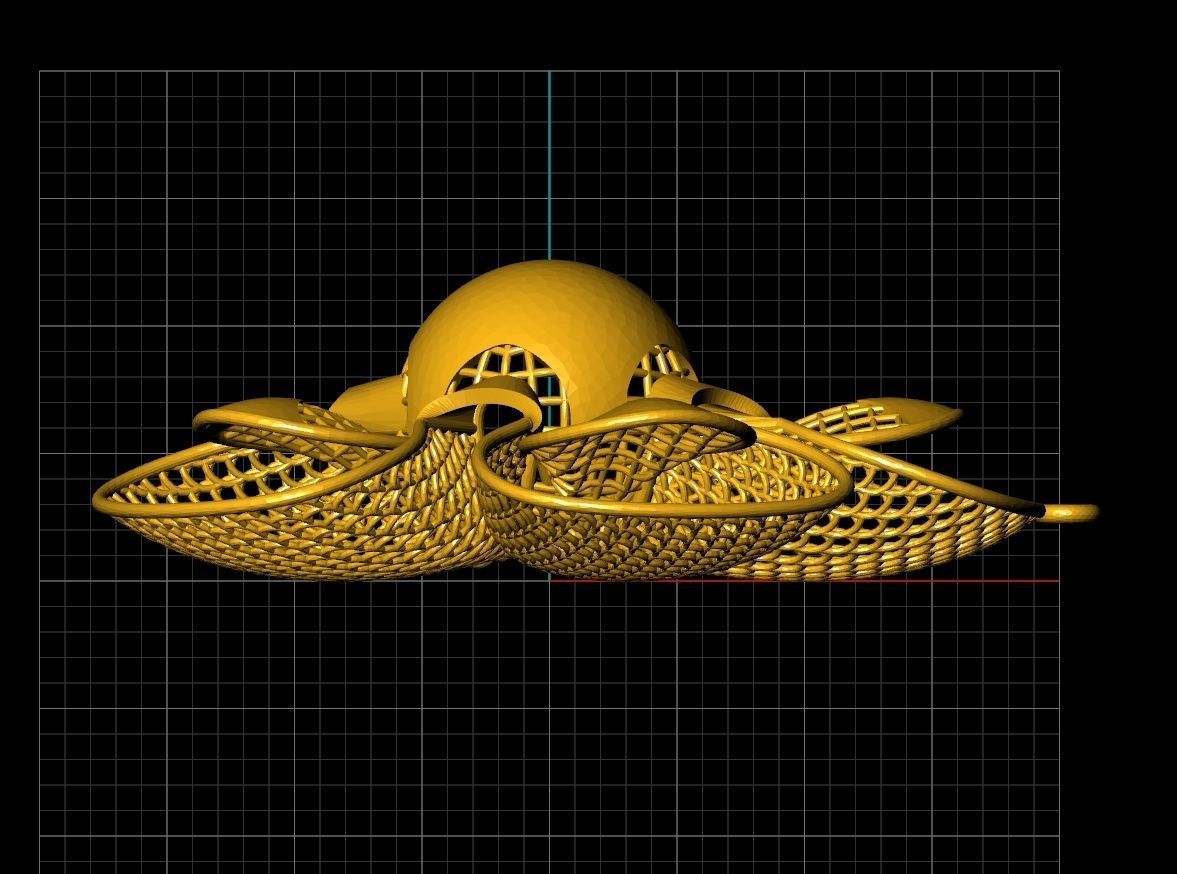 Flower Work Jewelry CodeSFT006 3D print model_4