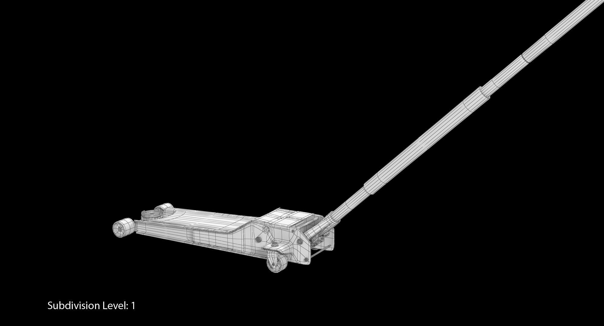 Jack Black Floor Low-poly 3D model_17