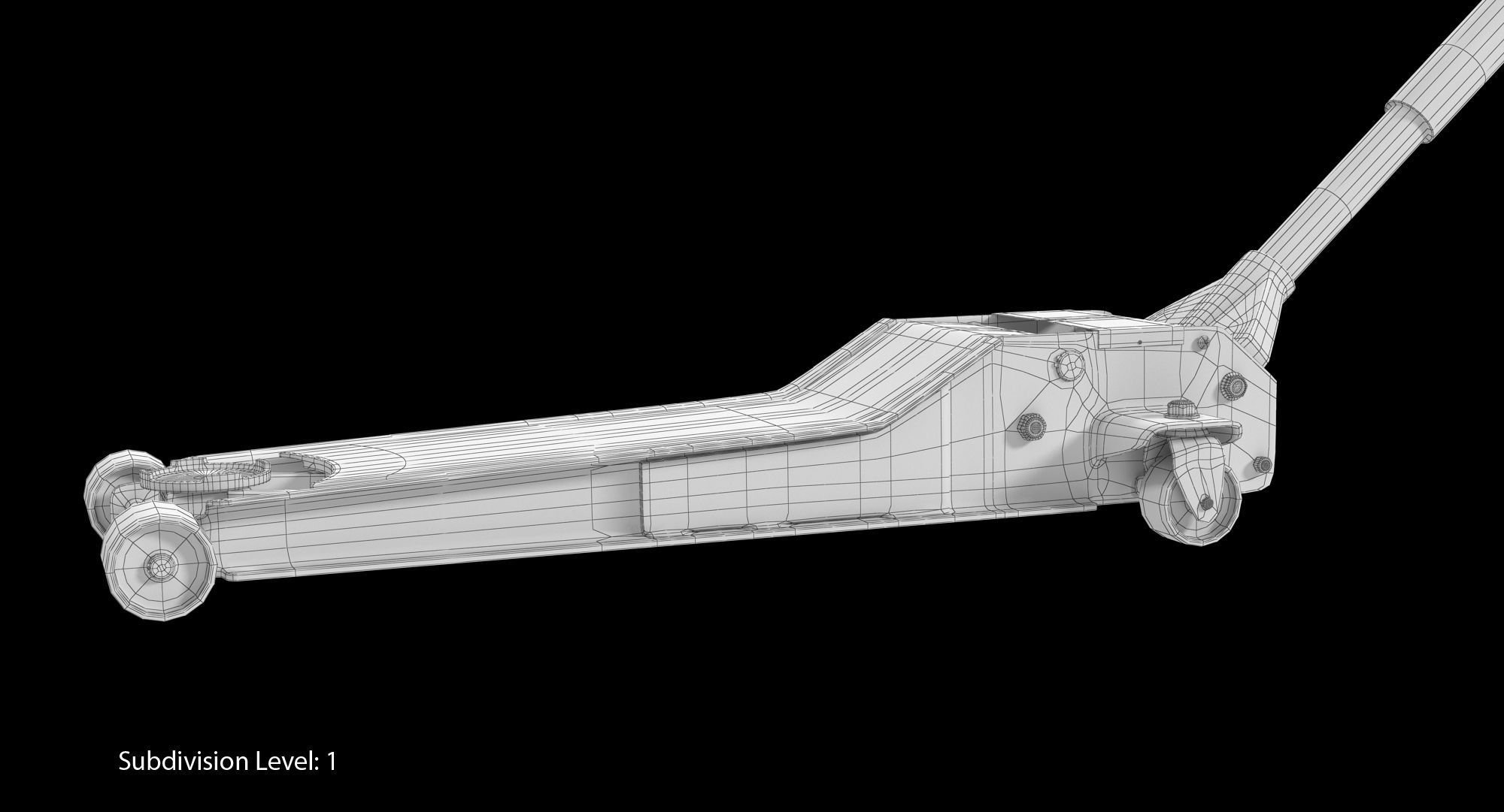 Jack Black Floor Low-poly 3D model_21