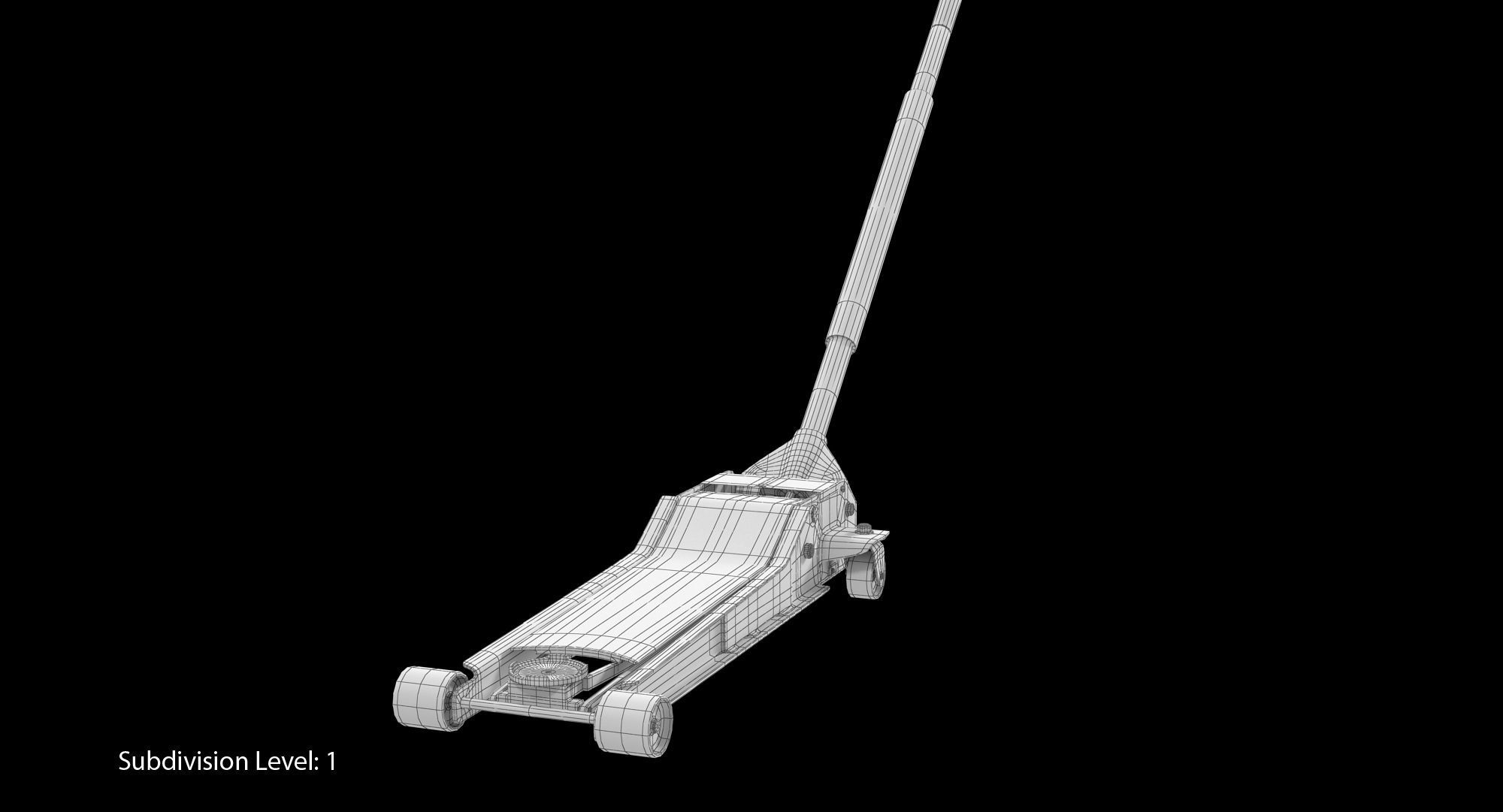 Jack Black Floor Low-poly 3D model_15