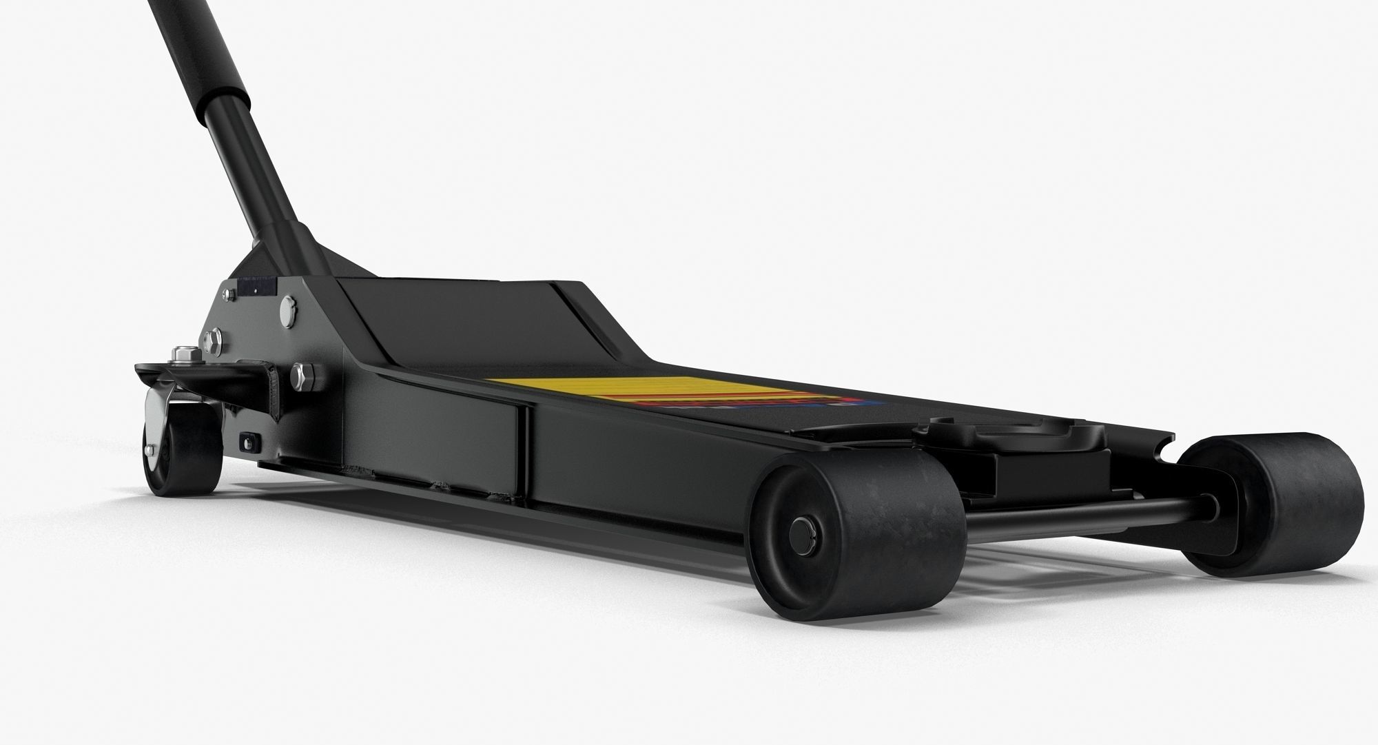 Jack Black Floor Low-poly 3D model_4