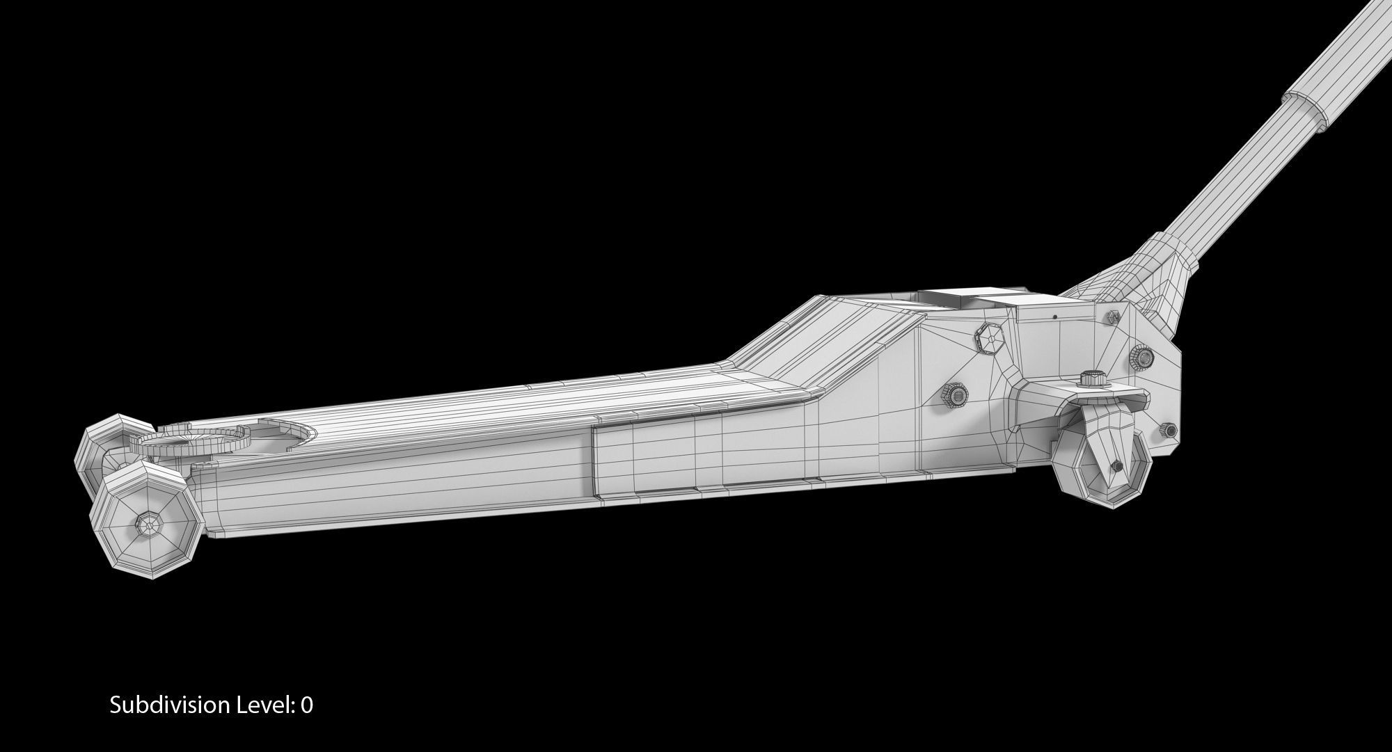 Jack Black Floor Low-poly 3D model_20