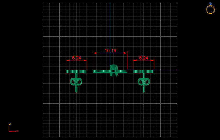 Elephant Pendant and Earring STL OBJ 3DM 3D print model_8