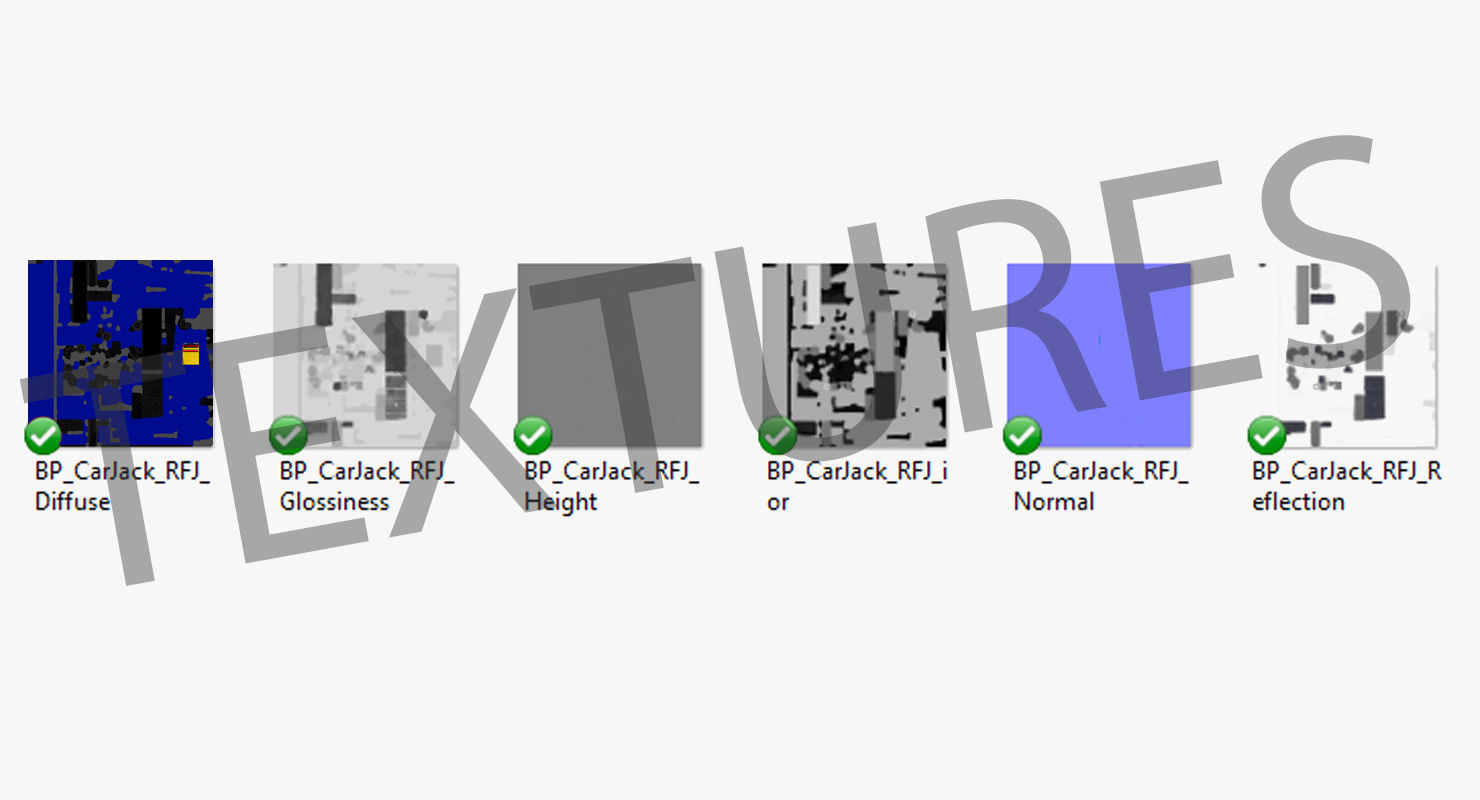 Jack Blue Floor Low-poly 3D model_22