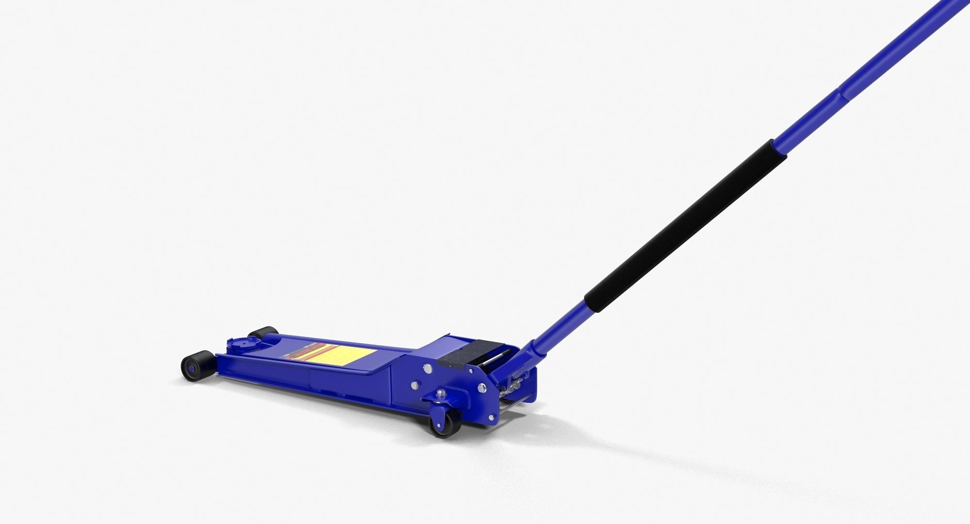 Jack Blue Floor Low-poly 3D model_5