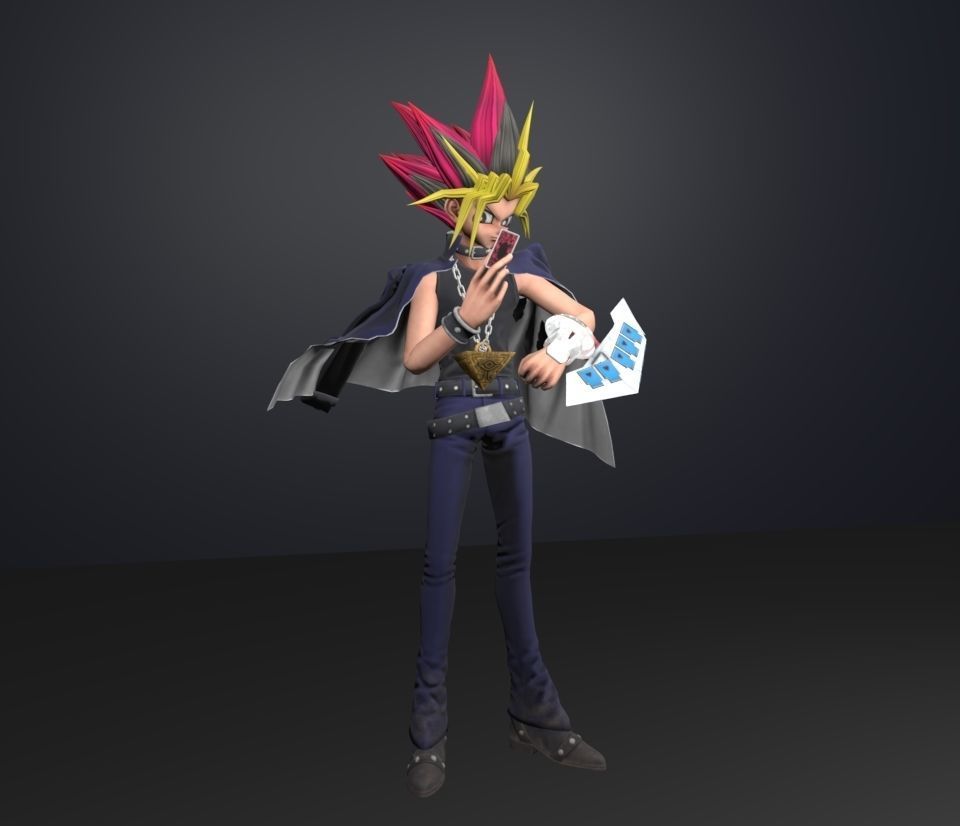 yugi muto 3D model_3
