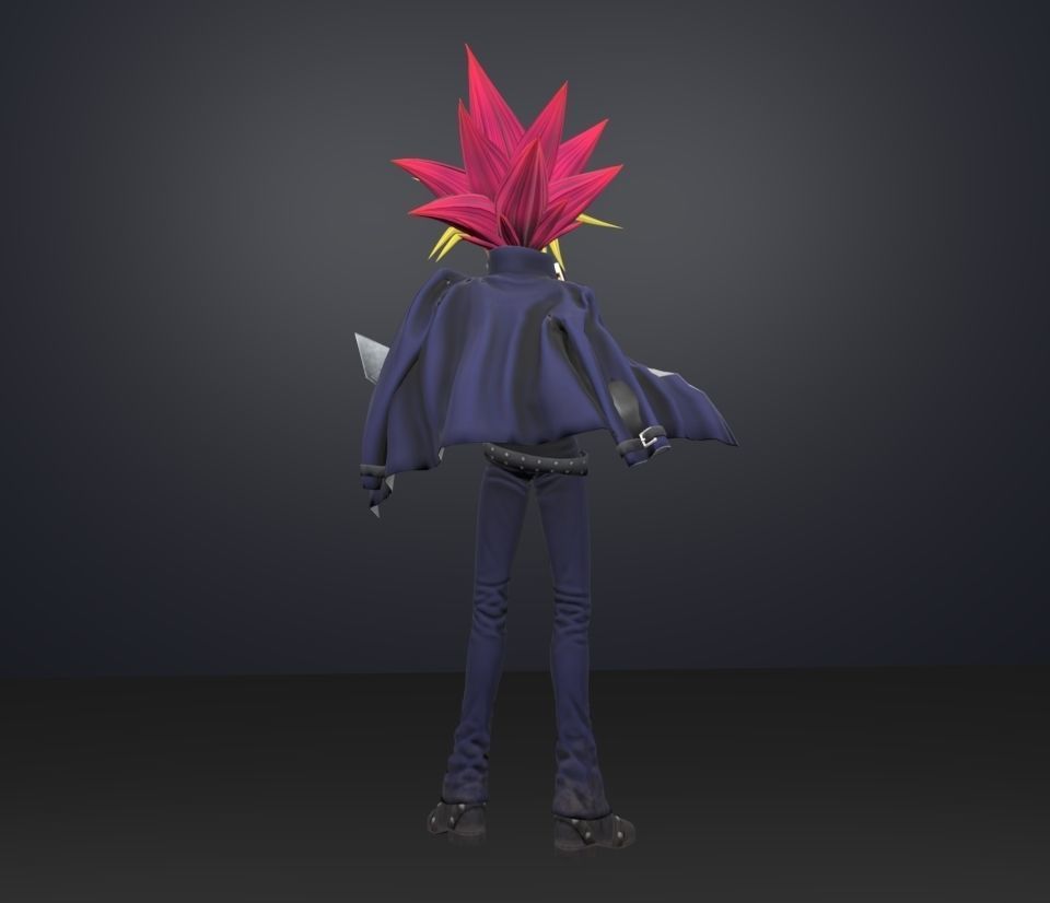 yugi muto 3D model_4