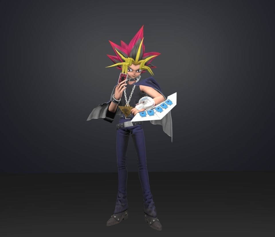 yugi muto 3D model_1