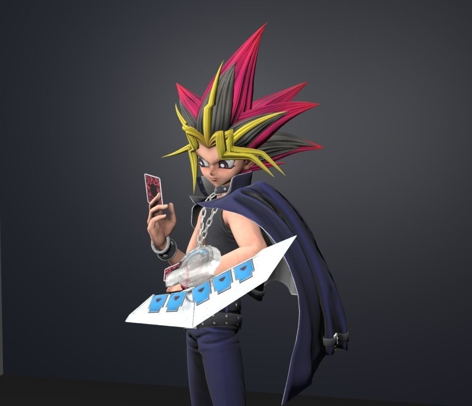 yugi muto 3D model_2