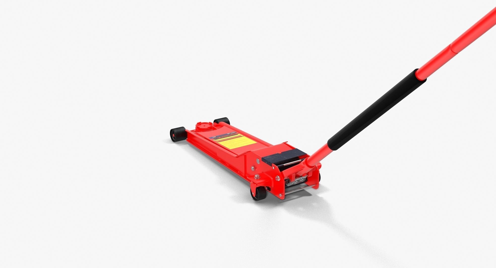 Jack Red Floor Low-poly 3D model_6