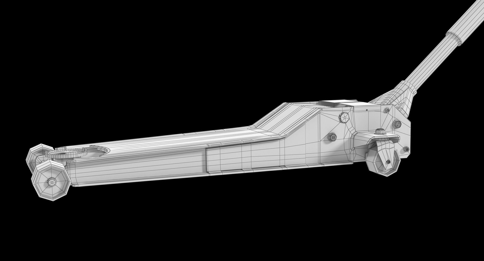 Jack Red Floor Low-poly 3D model_19