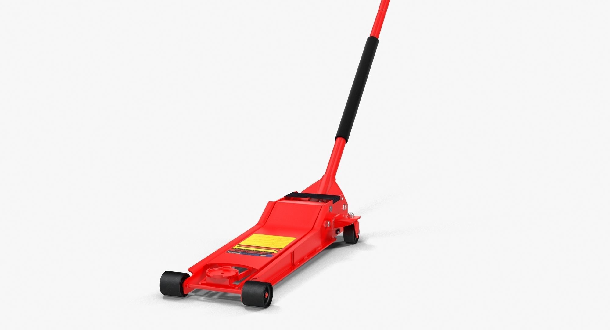 Jack Red Floor Low-poly 3D model_4