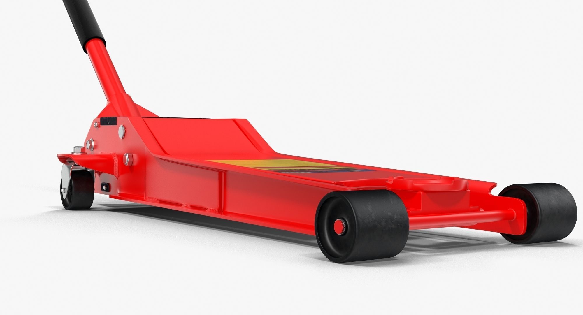 Jack Red Floor Low-poly 3D model_3