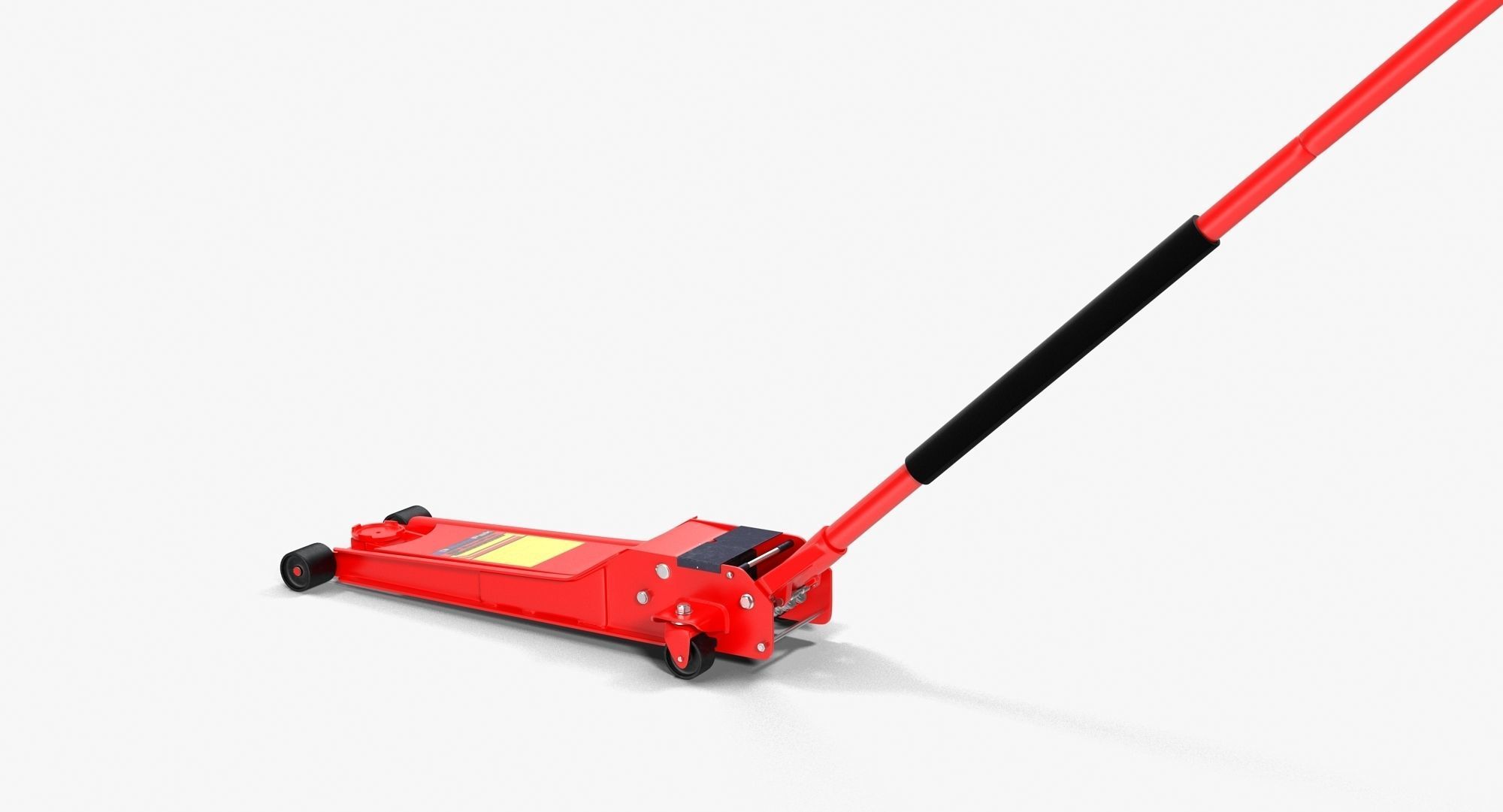 Jack Red Floor Low-poly 3D model_5