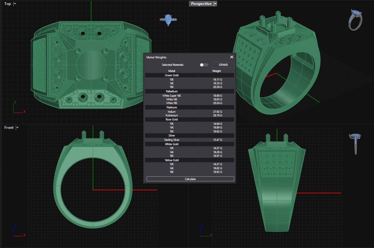 Ring Jewelry Code-RMM026 3D print model_4
