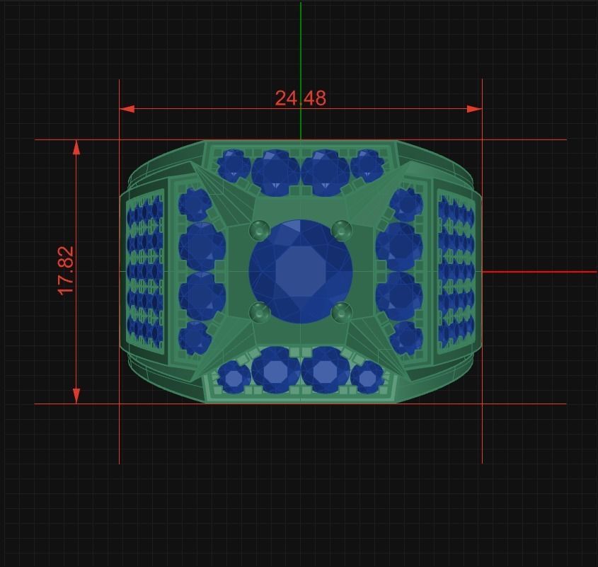 Ring Jewelry Code-RMM026 3D print model_6