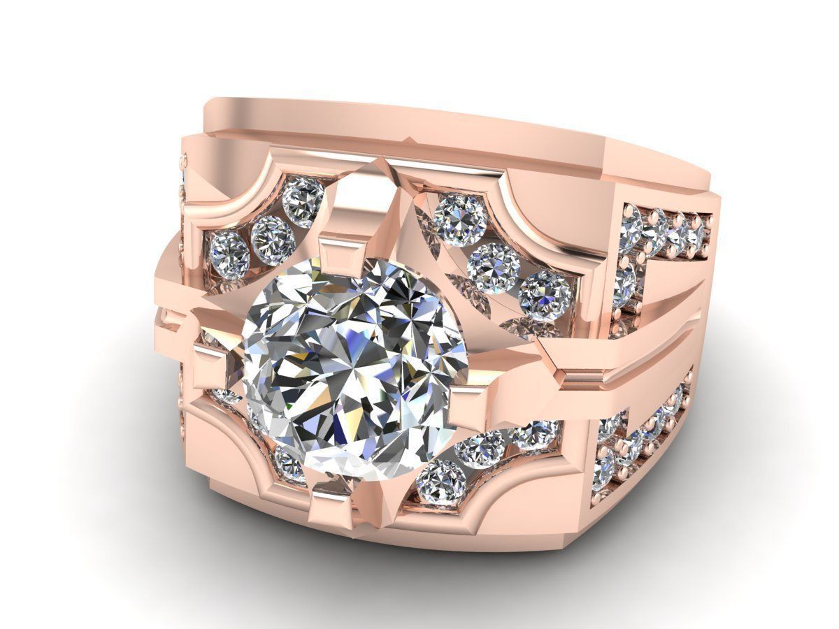 Ring Jewelry Code-RMM022 3D print model_1