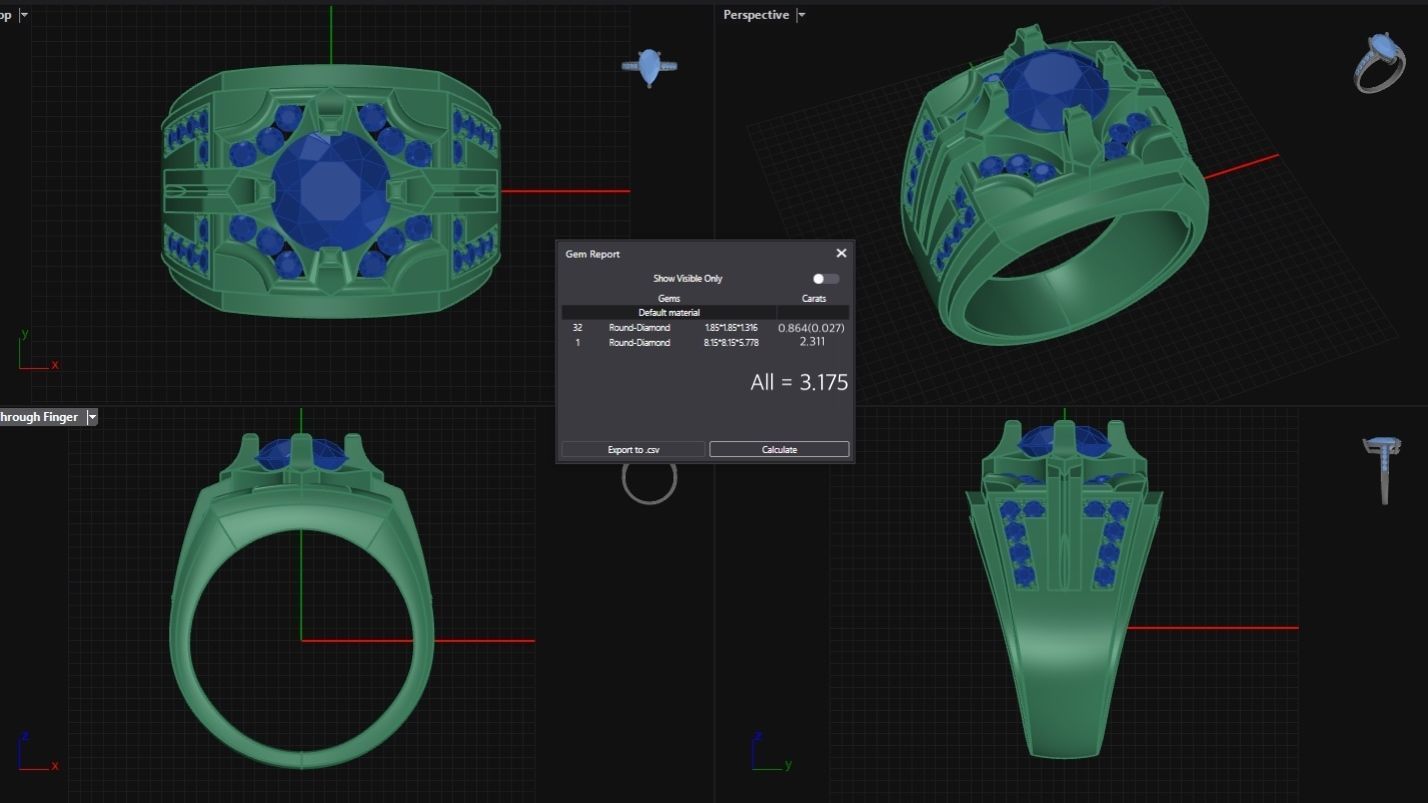 Ring Jewelry Code-RMM022 3D print model_3
