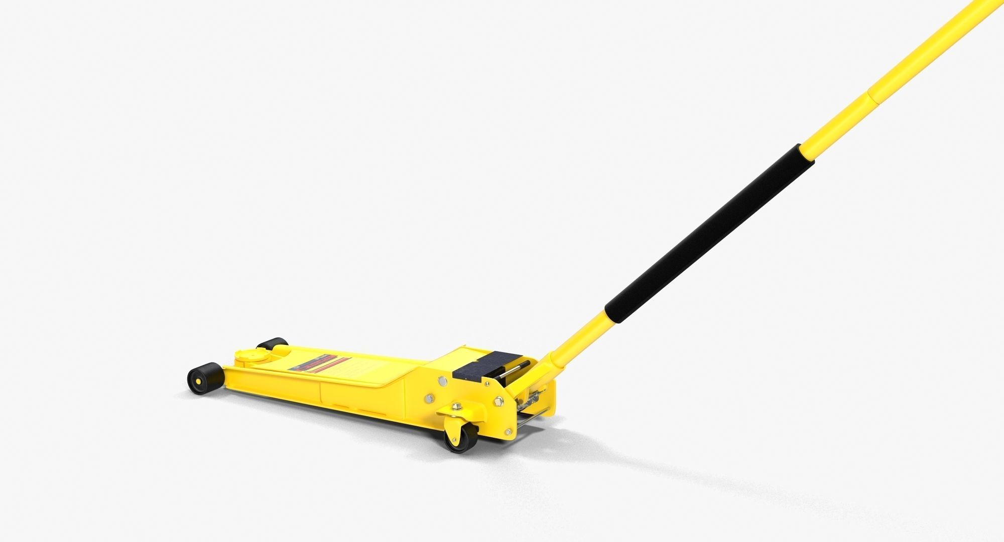 Jack Yellow Floor Low-poly 3D model_5