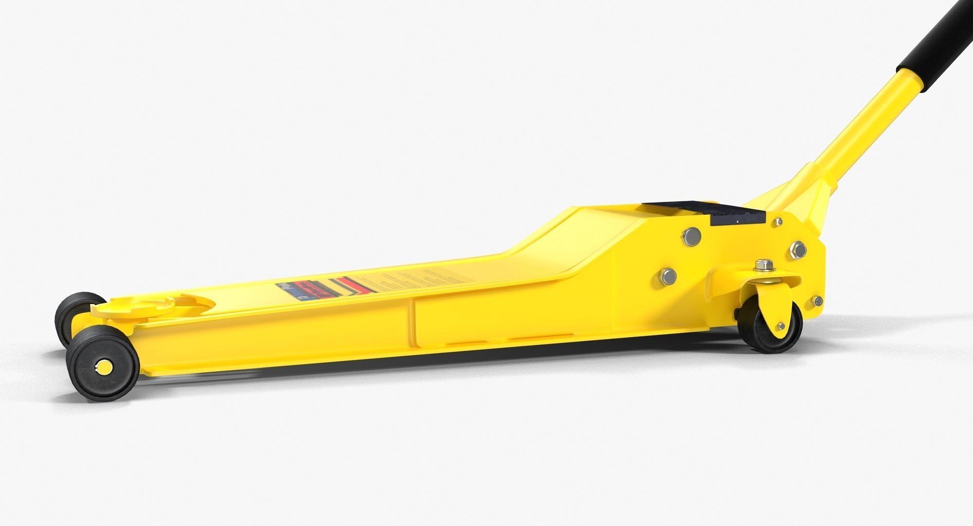 Jack Yellow Floor Low-poly 3D model_7