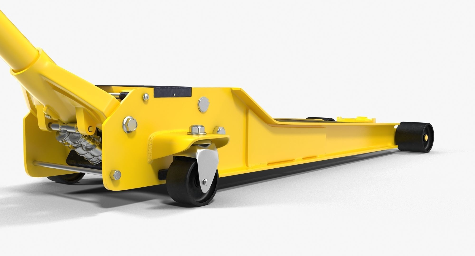 Jack Yellow Floor Low-poly 3D model_1