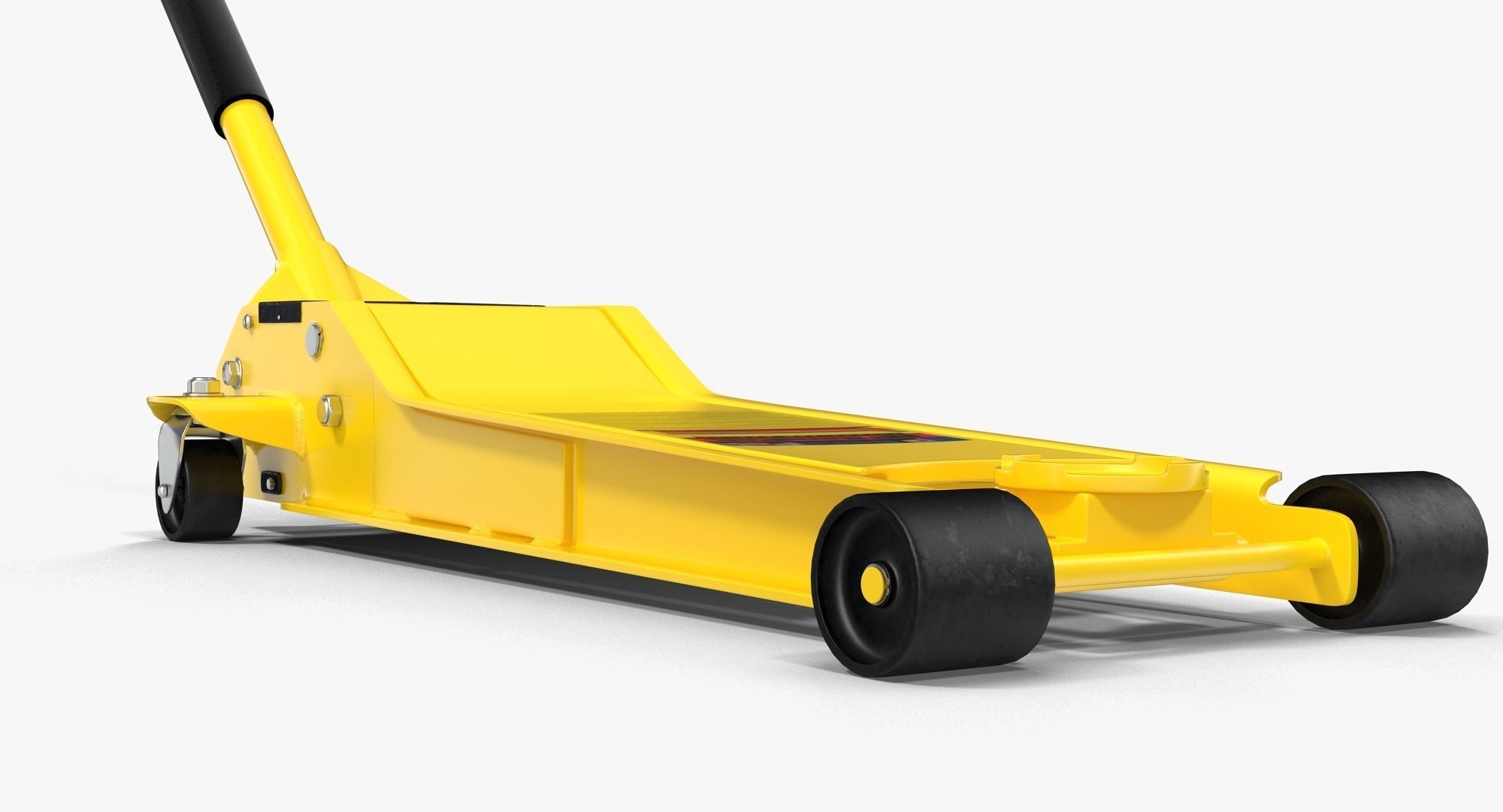 Jack Yellow Floor Low-poly 3D model_3