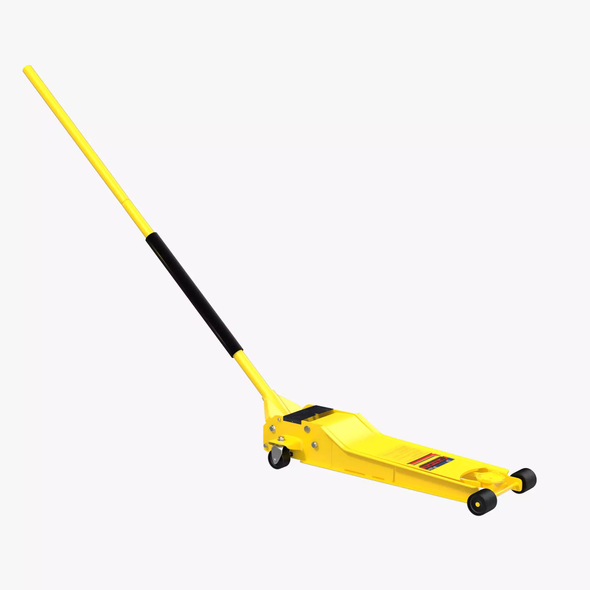 Jack Yellow Floor Low-poly 3D model_0