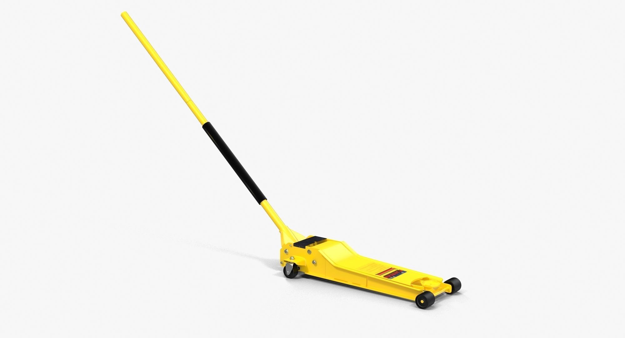 Jack Yellow Floor Low-poly 3D model_8