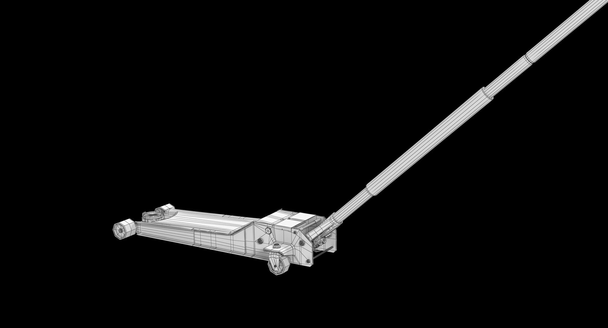 Jack Yellow Floor Low-poly 3D model_15