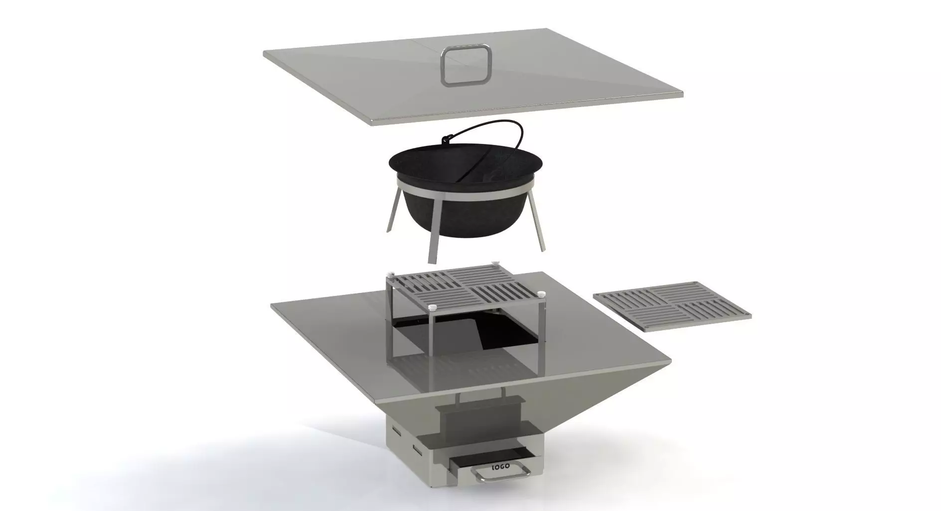 BBQ GRILL  3D model_0