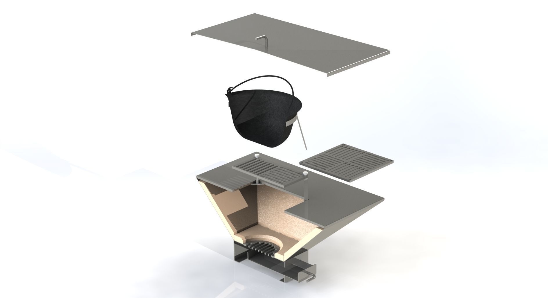 BBQ GRILL  3D model_1