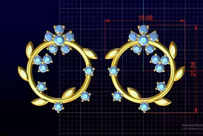 Earring Jewelry Code-REE025