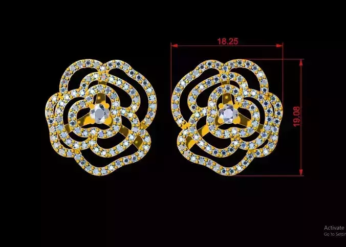 Earring Jewelry Code-REE023