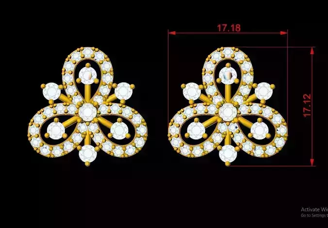 Earring Jewelry Code-REE022