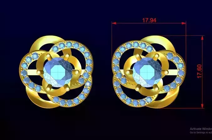 Earring Jewelry Code-REE016