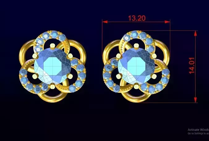 Earring Jewelry Code-REE014