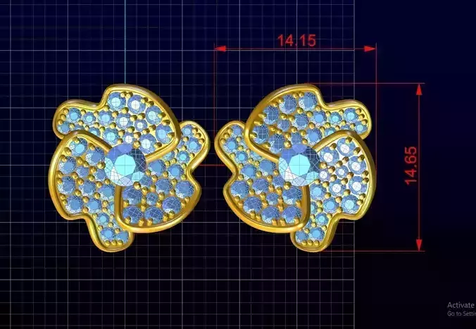 Earring Jewelry Code-REE010