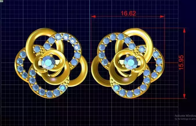 Earring Jewelry Code-REE009