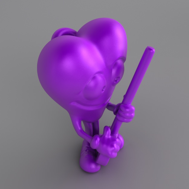 Key to My Heart Keyring Free 3D print model_4