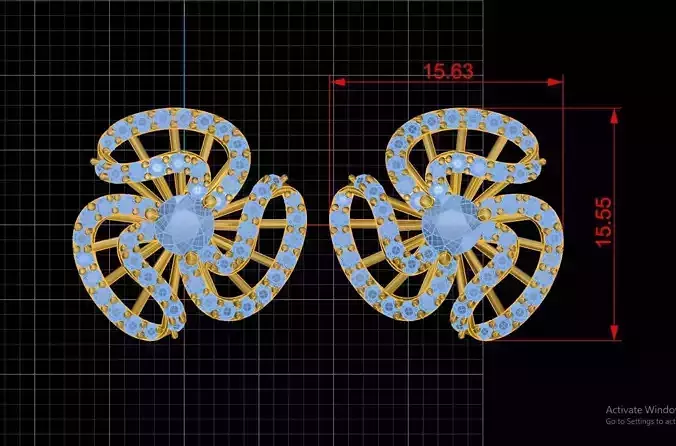 Earring Jewelry Code-REE008