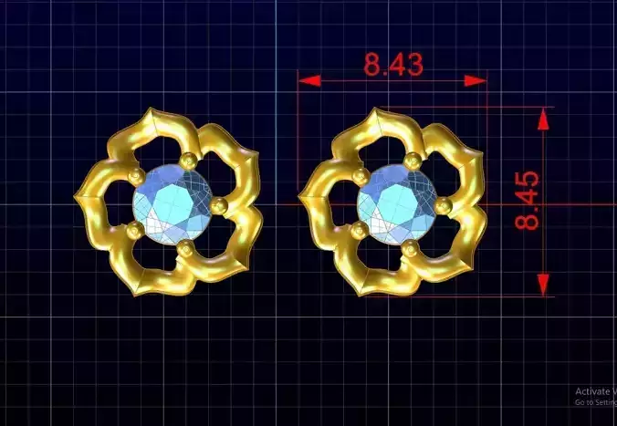 Earring Jewelry Code-REE006