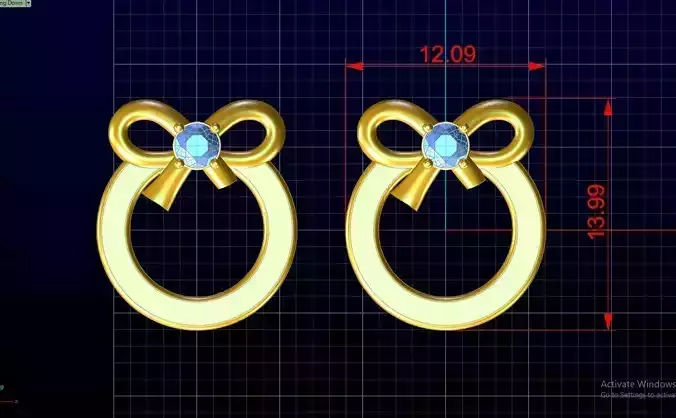 Earring Jewelry Code-REE002