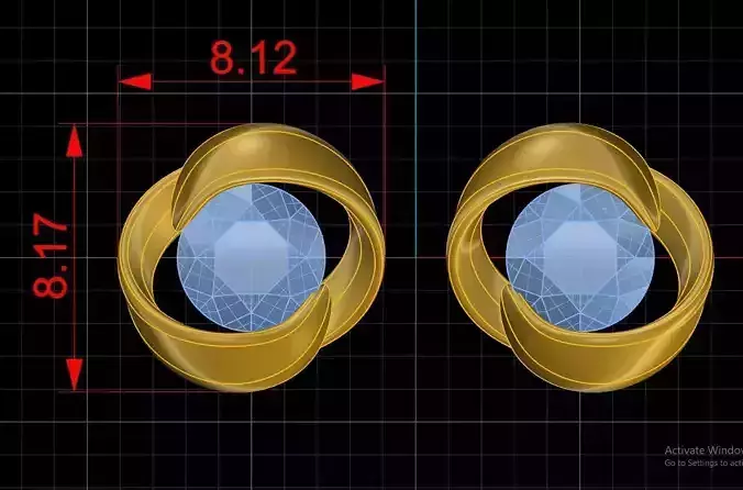 Earring Jewelry Code-REE001