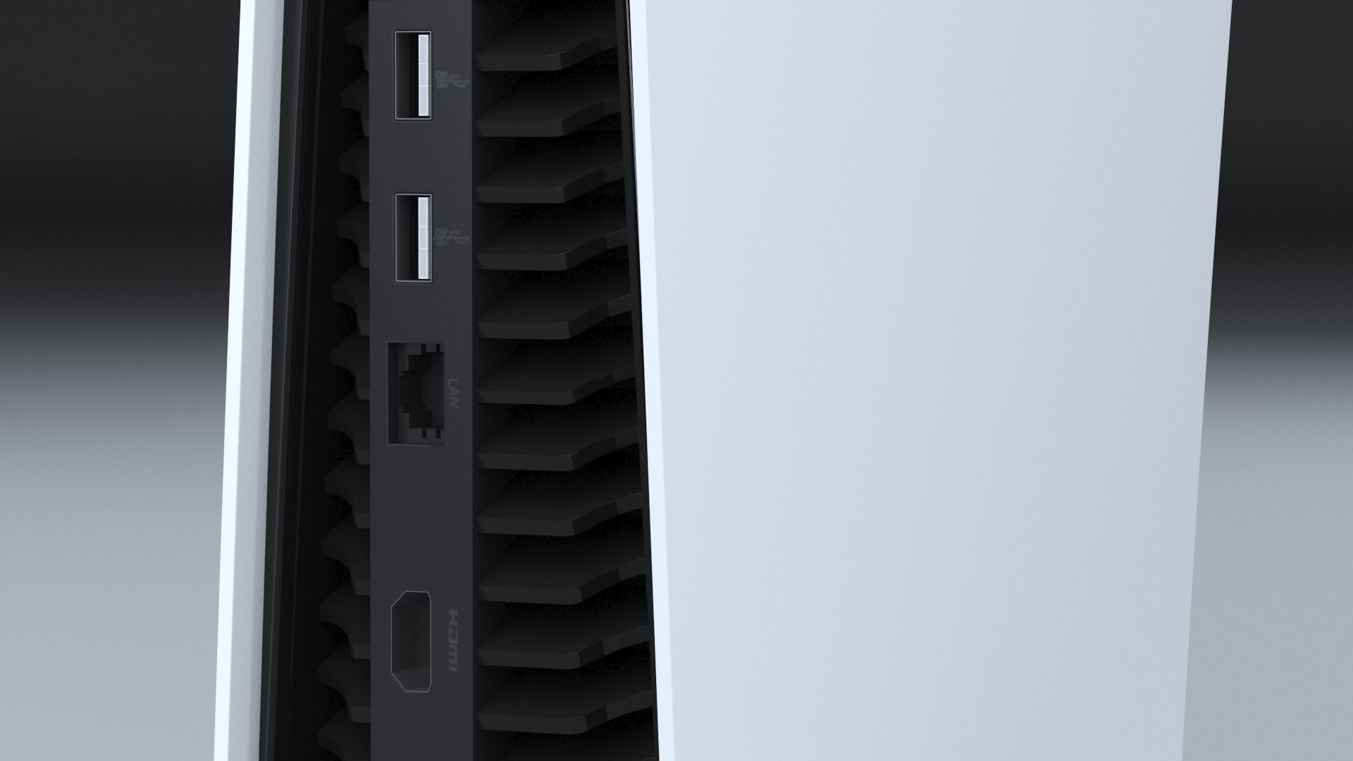 Sony Playstation 5 with gamepad 3D model 3D model_1