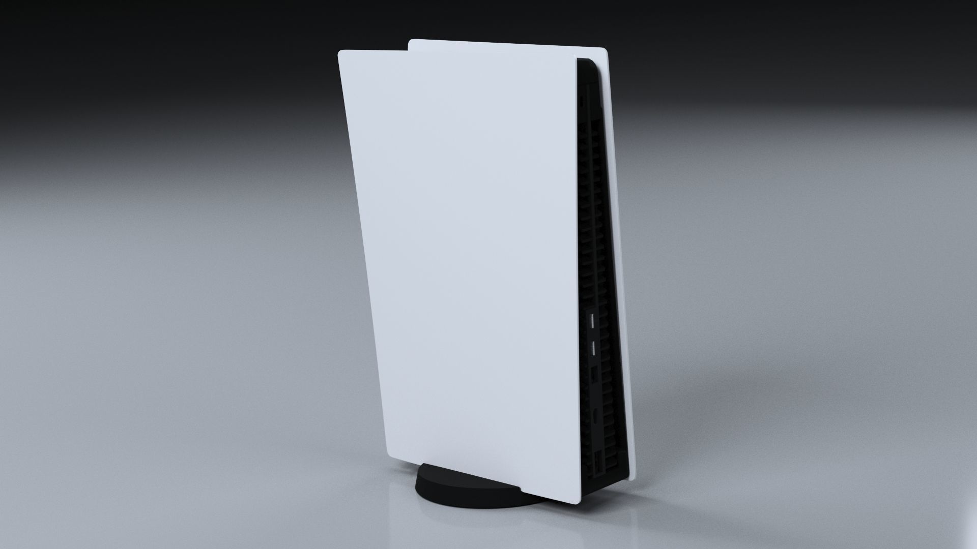 Sony Playstation 5 with gamepad 3D model 3D model_4