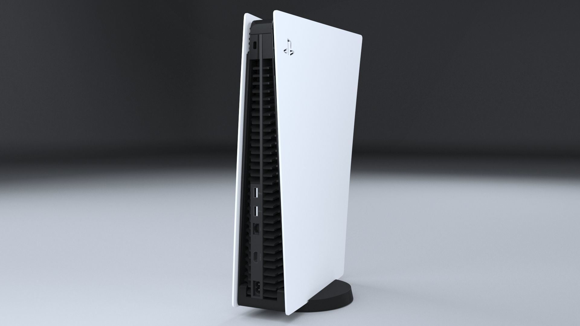 Sony Playstation 5 with gamepad 3D model 3D model_9